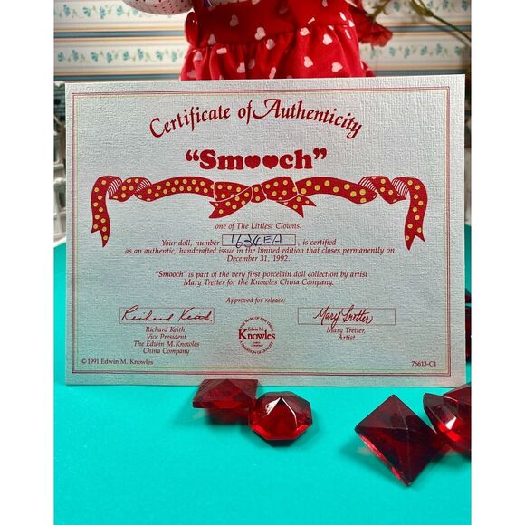 Ashton Drake Smooch baby doll w certificate, Mary Tretter Limited Edition Doll - Picture 12 of 16